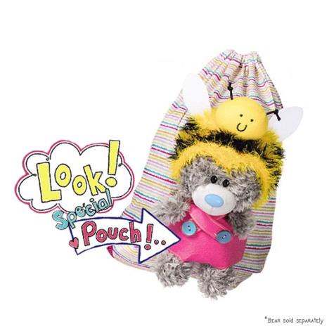 Multi Stripe Dinky Me to You Bear Drawstring Bag With Carry Pouch £4.99